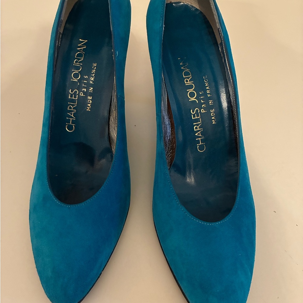 Charles Jourdan Vibrant Blue Heels
